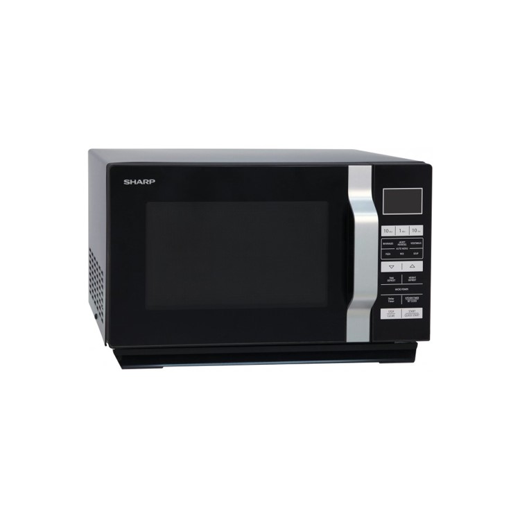 GRADE A1 - Sharp R360KM 23L 900W Freestanding Microwave Oven With Flat Tray - Black