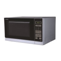 GRADE A2 - Sharp R372SLM 25L 900W Freestanding Microwave in Silver