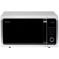 Sharp R374SLM 25L Microwave Oven - Silver