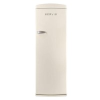 GRADE A3 - Servis R60170C 61cm Wide Retro Style Freestanding Fridge - Cream