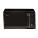 R664KM Sharp 20L Digital Microwave Oven with Grill - Black