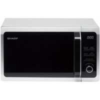 Sharp R664SLM 20L 800W Freestanding Microwave With Grill in Silver