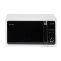 R664WM Sharp 20L 800W Freestanding Microwave With Grill in White