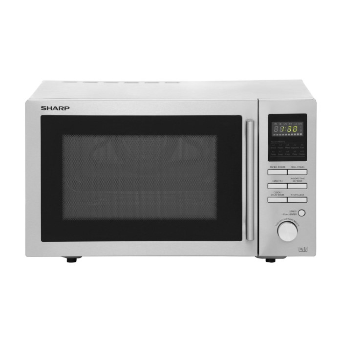 Sharp R82STMA 25L 900W Freestanding Combination Microwave Stainless
