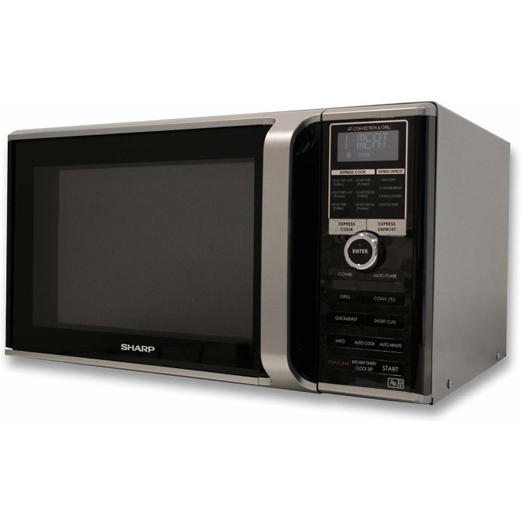 Sharp R890SLM 900W 26L Silver Freestanding Combi Microwave Oven
