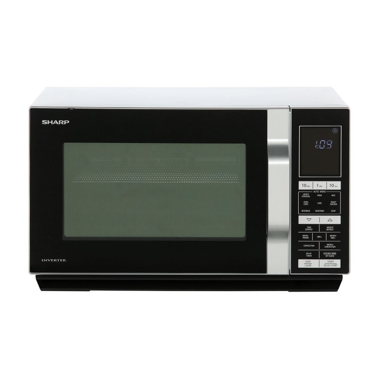 Sharp R890S 900 Watt 28 Litre Combination Freestanding Microwave Oven - Silver