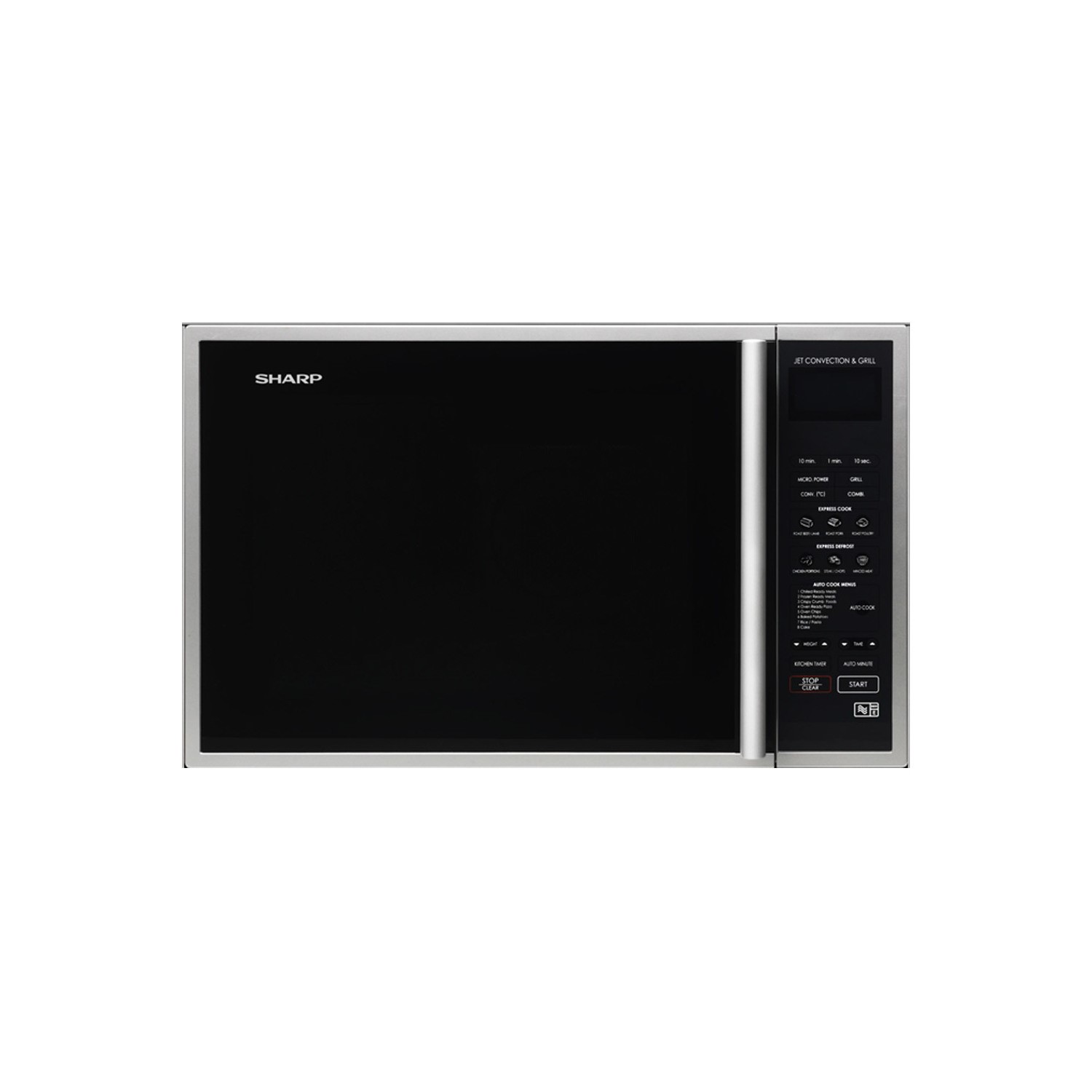 Refurbished Sharp R959SLMAA 40L 900W Convection Microwave with 1400W Quartz Grill - Silver