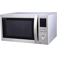 GRADE A1 - Sharp R982STM 42L 900W Freestanding Combination Microwave in Stainless Steel
