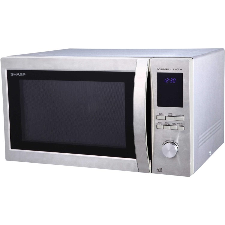 GRADE A1 - Sharp R982STM 42L 900W Freestanding Combination Microwave in Stainless Steel