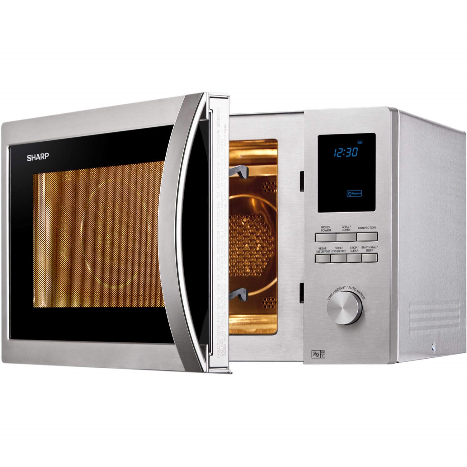 Sharp R982STM 42L 900W Combination Freestanding Microwave in Stainless