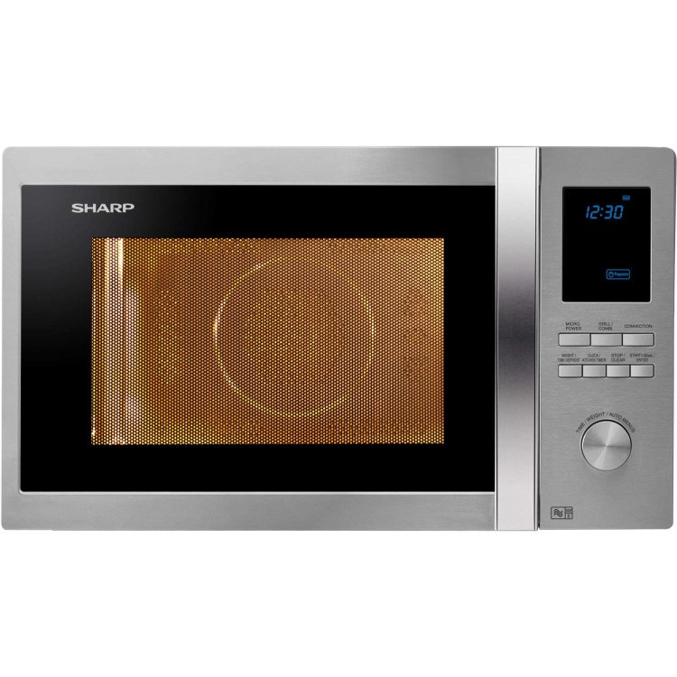 GRADE A1 - Sharp R982STM 42L 900W Freestanding Combination Microwave in Stainless Steel