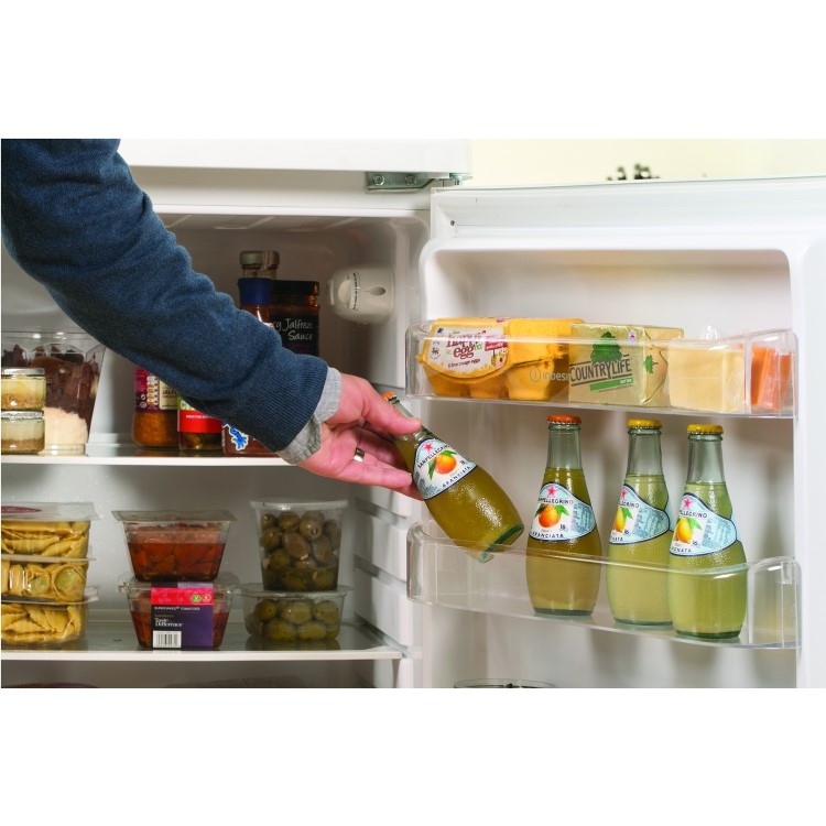 Indesit RAA29 20/80 Split Top Mount Freestanding Fridge Freezer White