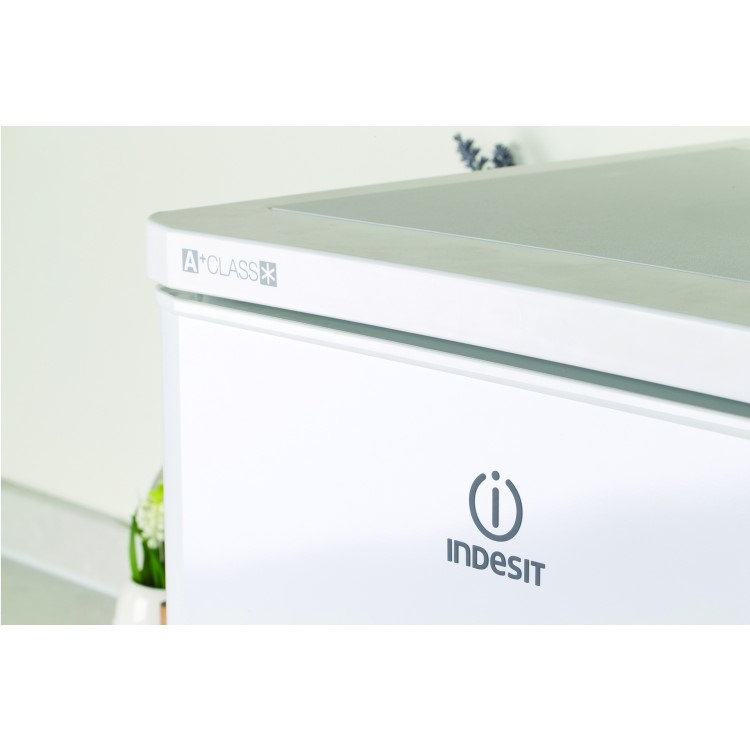 Indesit RAA29 20/80 Split Top Mount Freestanding Fridge Freezer White
