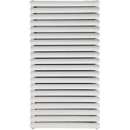 Idro White Modern Horizontal Radiator - 633 x 1180 x 78mm