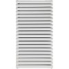 Idro White Modern Horizontal Radiator - 633 x 1180 x 78mm