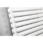 Idro White Modern Horizontal Radiator - 633 x 1180 x 78mm