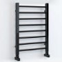 GRADE A1 - Black Nickel Bathroom Towel Radiator - 800 x 500mm
