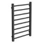 GRADE A1 - Black Nickel Bathroom Towel Radiator - 800 x 500mm