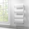 White Flat Panel Bathroom Towel Radiator - 1000 x 500mm