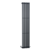 Vertical Anthracite Tall Radiator - 1800 x 324mm