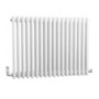 White Horizontal Traditional Column Radiator - 600 x 821mm