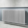 White Horizontal Traditional Column Radiator - 600 x 1177mm