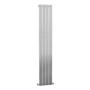 Vega 1800 x 300mm Single Flat Panel Chrome Vertical Radiator