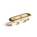 Brushed Brass Overflow Cover Suitable for Roxbi Arragon Sion Basins