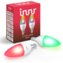 Innr Smart Candle E14 Multi-Coloured Bulb - 2 Pack