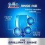 Finish Dishwasher Tablets x80 Rinse & Shine Aid 400ml And Salt 4kg Bundle