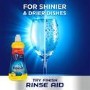 Finish Dishwasher Tablets x80 Rinse & Shine Aid 400ml And Salt 4kg Bundle