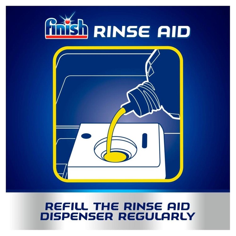 Finish Dishwasher Tablets x80 Rinse & Shine Aid 400ml And Salt 4kg Bundle