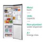 Refurbished Samsung 308 Litre 60/40 Freestanding Fridge Freezer - Stainless steel