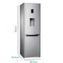 GRADE A2 - Samsung RB31FDRNDSA 308 Litre Freestanding Fridge Freezer 60/40 Split Frost Free 59.5cm Wide - Stainless Steel