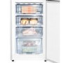Hisense RB320D4WG1 Freestanding Fridge Freezer With Water Dispenser Silver