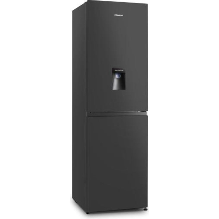 Hisense 256 Litre 50/50 Freestading Fridge Freezer - Black