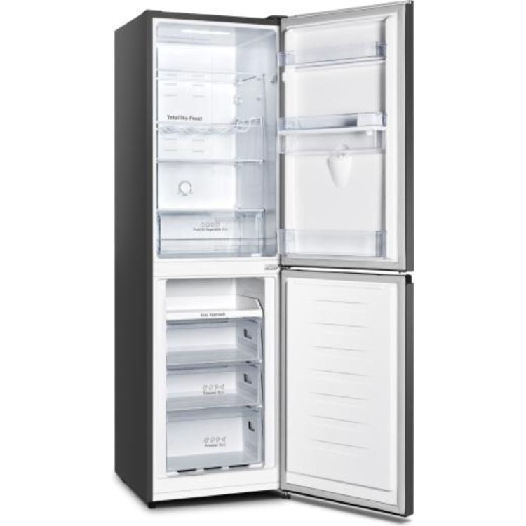 Hisense 256 Litre 50/50 Freestading Fridge Freezer - Black