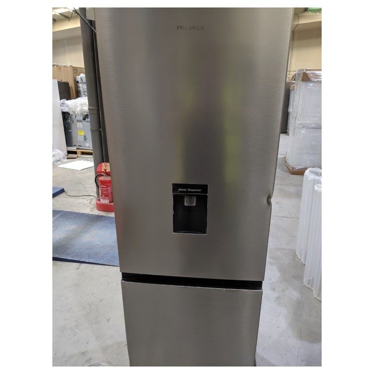 Refurbished Hisense RB327N4WC1 Freestanding 251 Litre 50/50 Frost Free Fridge Freezer Stainless Steel