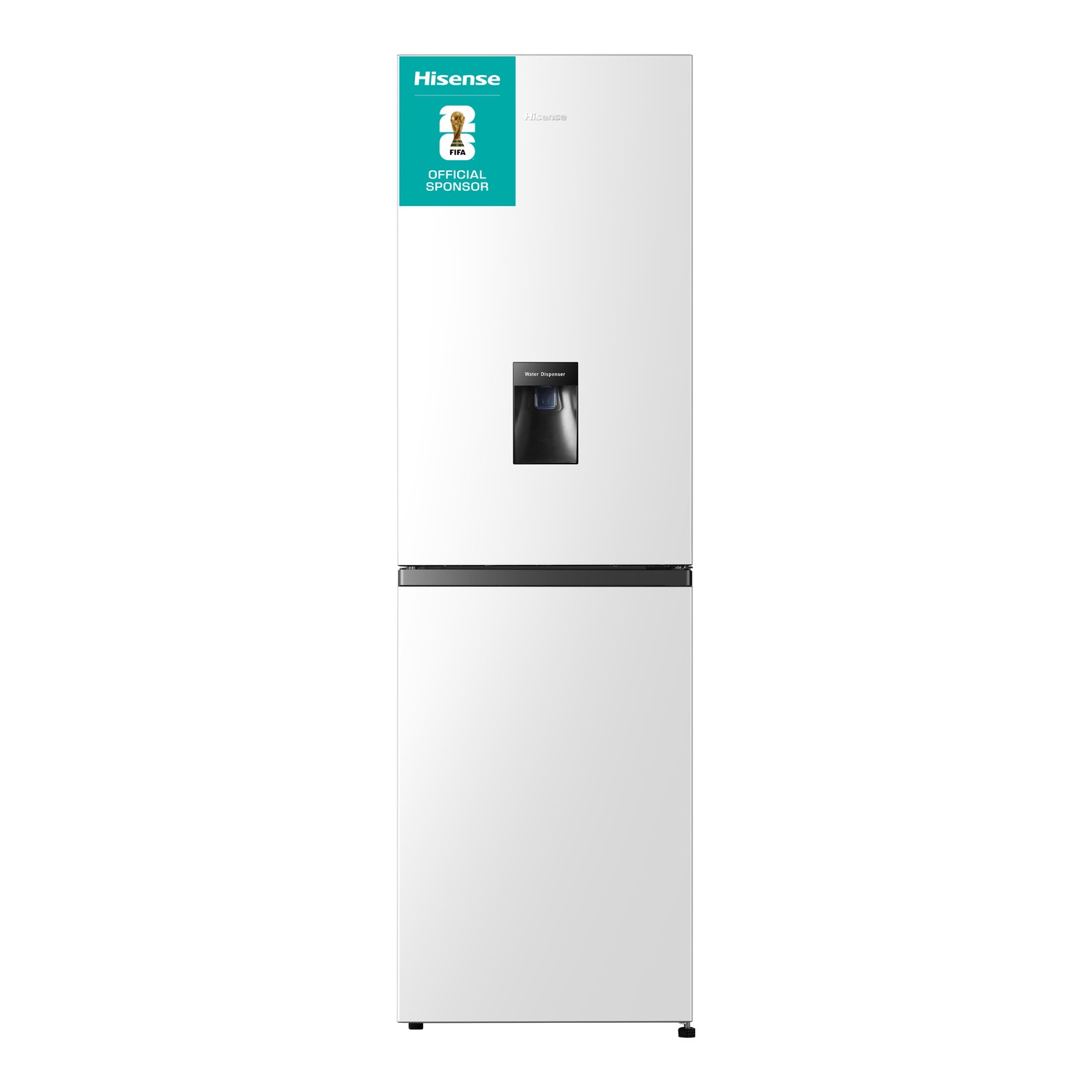 Hisense 256 Litre 50/50 Freestanding Fridge Freezer - White