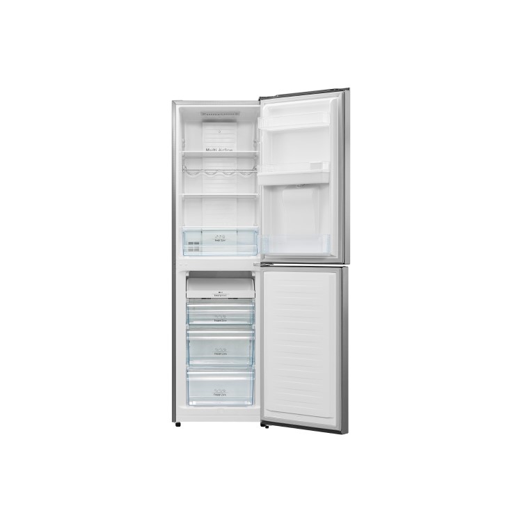 Hisense RB335N4WG1 Frost Free Freestanding Fridge Freezer With Water Dispenser Silver