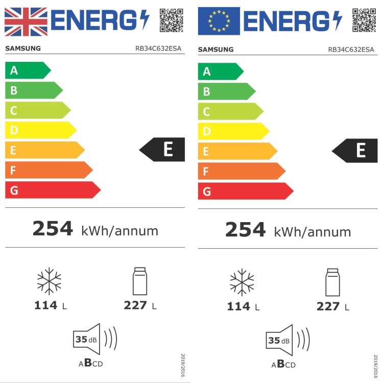 Samsung Series 6 341 Litre 65/35 Freestanding Fridge Freezer - Silver