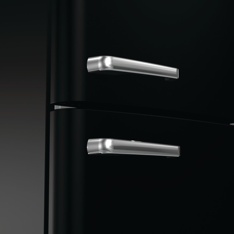 Refurbished Hisense RB390N4RBDUK 300 Litre 60/40 Frost Free Fridge Freezer Black 