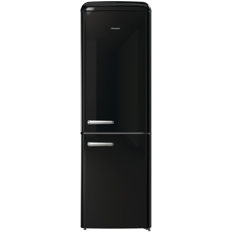 Refurbished Hisense RB390N4RBDUK 300 Litre 60/40 Frost Free Fridge Freezer Black 