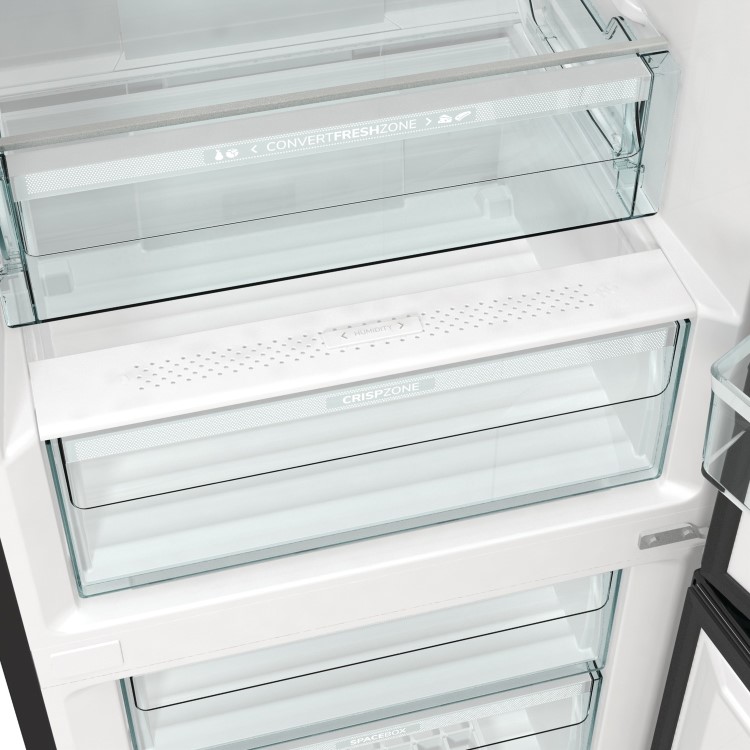 Refurbished Hisense RB390N4RBDUK 300 Litre 60/40 Frost Free Fridge Freezer Black 