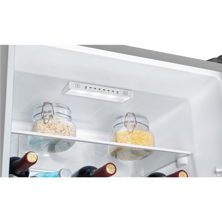 Refurbished Hisense 304 Litre 60/40 Freestanding Fridge Freezer - Stainless Steel