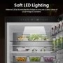 Hisense KitchenFit 330 Litre 60/40 Fridge Freezer - Silver