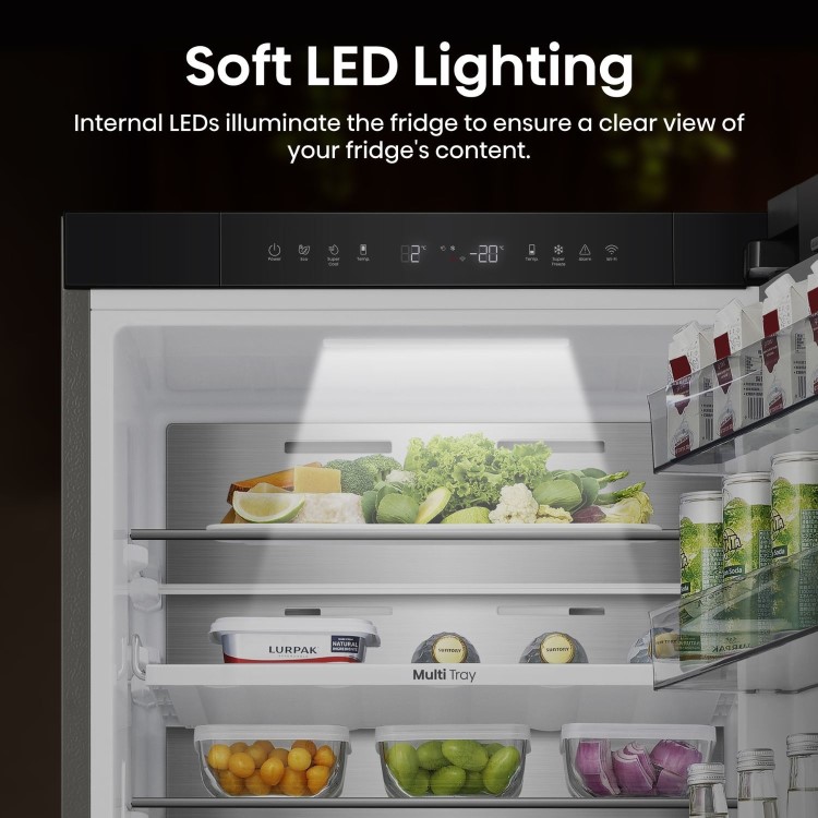 Hisense KitchenFit 330 Litre 60/40 Fridge Freezer - Silver