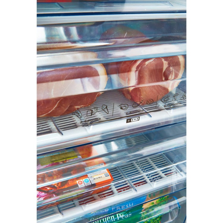 Hisense RB403N4EB1 Freestanding Fridge Freezer Black