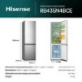 Hisense 336 Litre 60/40 Freestanding Fridge Freezer - Stainless Steel