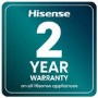 Hisense 336 Litre 60/40 Freestanding Fridge Freezer - Stainless Steel